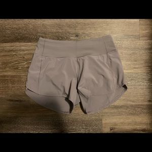 NWOT lululemon speed up short 4” size 4